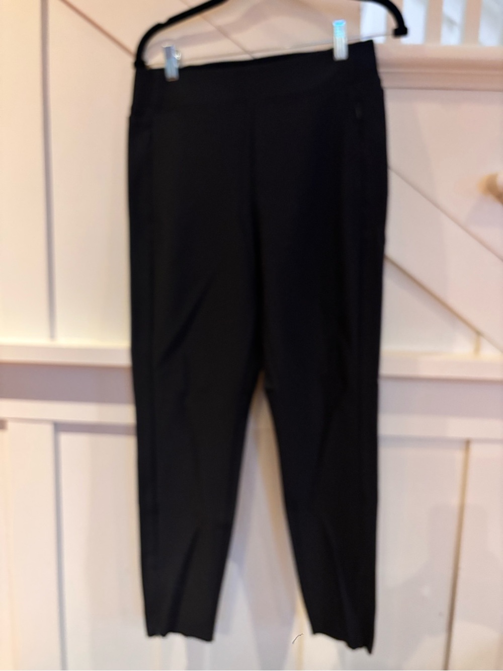 Athleta Black Ankle Tapered Pull-On Pants